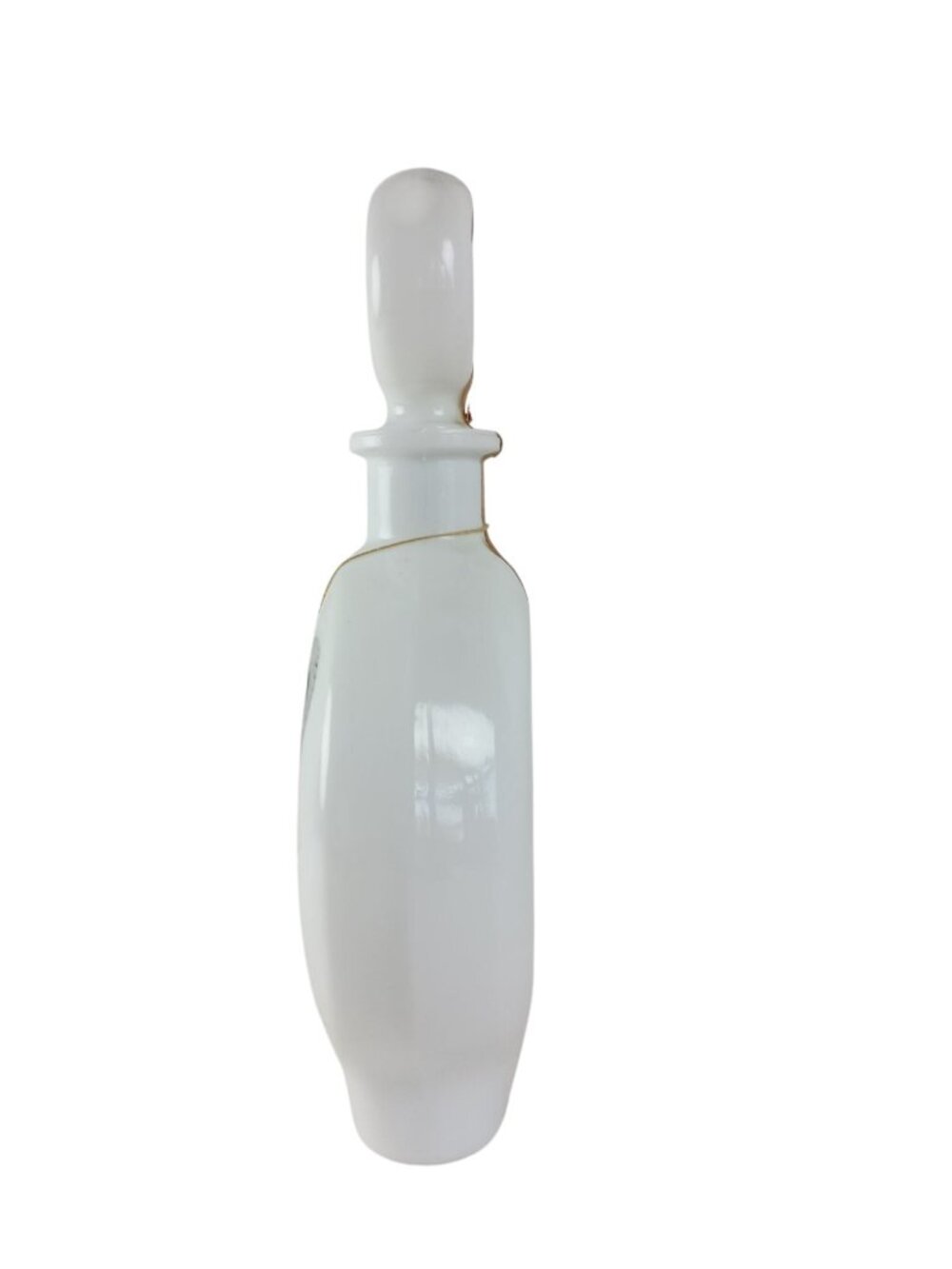 Field Birds Mountain Quail Milk Glass Decanter 1969 Empty Bottle #4 Vintage - Picture 4 of 9